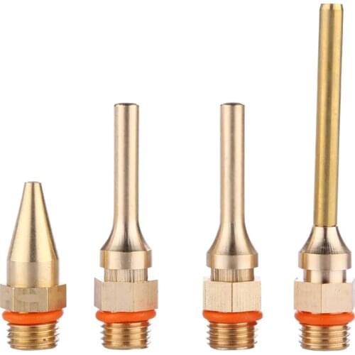 2Pcs/Lot Hot Melt Glue Gun Nozzle Pure Copper Small-bore Long Short Large 2.0x70mm 3.0x50mm 2.0x50mm Glue Gun Accessories