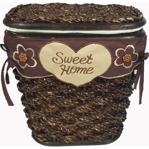 Panalı Straw Potato Onion Cart (Brown)