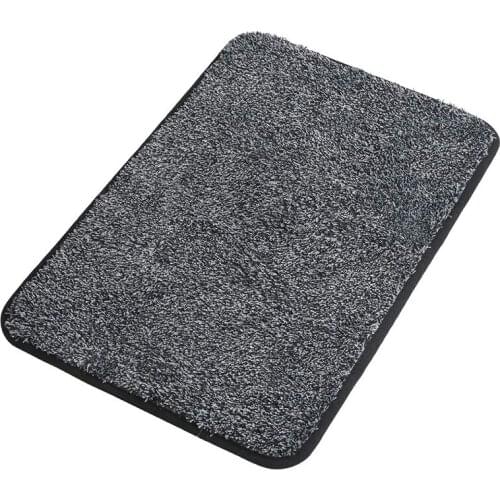 Door Mat, Backing Non Slip Low-Profile Super Absorbent Door Mat Cotton Shoe Scraper Dirt Trapper Pet Mat for Front