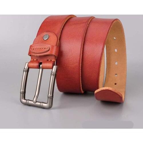 Men belt leather belt men strap male gunine leather strap cow genuine leather luxury vintage pin buckle men belt