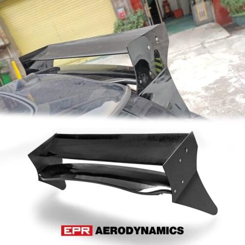 For Mini cooper S R56 M7 Style fiber glass unpainted rear trunk Roof Spoiler (Aluminmum end cap)