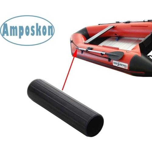 2 PCS New Hot Black White Oars Paddle Handle PVC Head Of PP Parts Kayak Fishing Inflatable Boat Accessories Marine Paddle Board