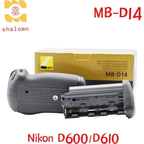 New Original MB-D14 Bottom Battery Grip Holder Replacement MBD14 For Nikon D610 D600 SLR (Work With EN-EL15 Battery)