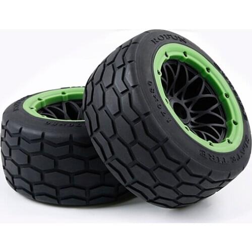 New Style Highway Front or Rear Tire Assembly for 1/5 Hpi Rovan Km Baja 5b Rc Car Parts