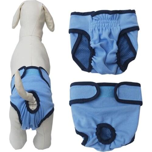 Dog Diapers Physiological Pants for Female Dog Puppy Sanitary Washable Dog Diapers Underwear Short Panties Pet Underwear