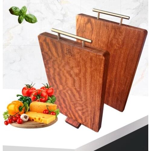 Cutting Board, Rectangle End Grain Butcher Block, Kitchen Chopping Boards, Acacia Wood, 18 x 12 x 1.4 Inch