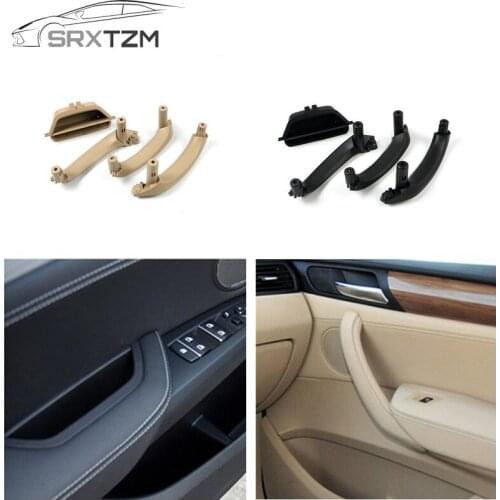 SRXTZM Left Right Car Interior Door Handles Door Handle Inner Part Trim Cover For BMW F25 F26 X3 X4 2010-2017 Handle Trim New
