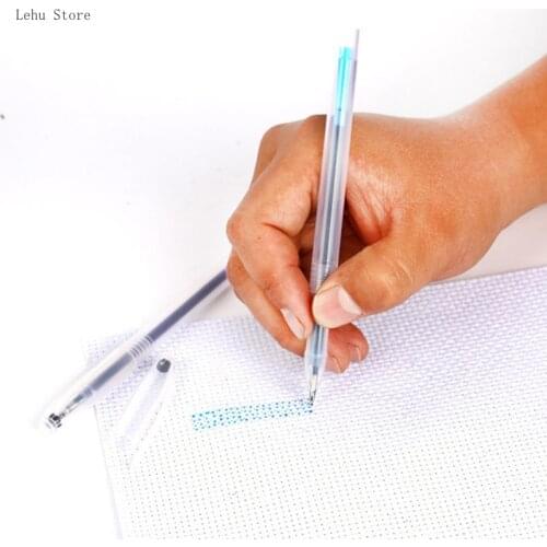 1Set Fabric Markers Pencil Fade Out for Drawing Lines Disappearing Marker Pens PP Multi Purpose DIY Craft Sewing Accessories