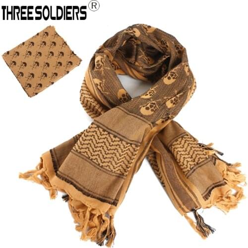 100% Cotton Grey Arab Keffiyeh Shemagh Scarf Shawl Military Tactical Scarves Desert Thickened Hijab Square Windproof Bandanas