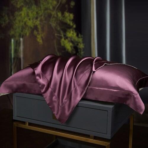 100% Mulberry Silk Pillowcase Top Quality Pillow Case 1 Pc Pillow Cover Silk Pillow Case 48cm X 74cm 16 Colors