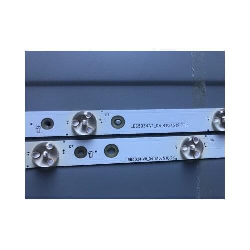 14PCS LED Backligh Strip 8 Lamp LB65034 V0-04 81075 For PHI LIPS 65 TV 65BDL3000Q 00 65BDL3000Q/00 65BDL3000Q00