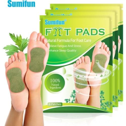 18pcs Wormwood Foot Patch Detoxification Pain Relieving Plaster Relieve Stress Help Sleeping Weight Loss Body Slimming Pad Detox