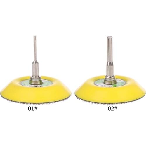 3''75mm Sander Disc Sanding Buffing Polish Backing Pad Backer Plate 3/6mm Shank Electric Grinder Rotary Tool