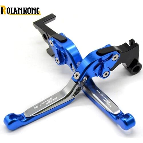 CNC Motorcycle adjustable Handle Brake Clutch Levers For Suzuki GSF 650 BANDIT GSF650S BANDT GSF 650N BADIT 2005 2006 with logo