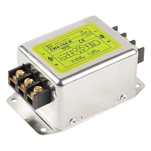 CW4-10A/20A/30A-R 115V 230V strong anti-interference EMI purification terminal block type power supply filter