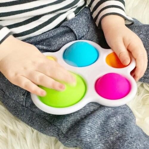 Infant Baby Toys Montessori Exercise Board Rattle Puzzle Colorful Intelligence Developments Early Education Intensive Training