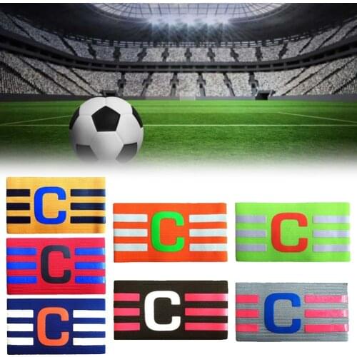 Football Captains Armband Football Team Captain Band Arm Training Soccer Armband For Sports Games Player Tournament