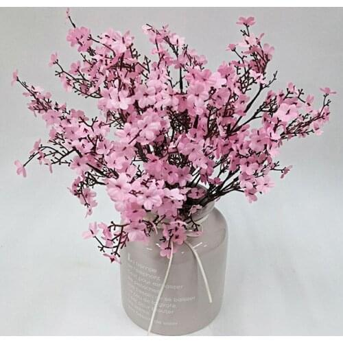 10Pcs Artificial Gypsophila Fake Flowers Wedding Bouquet Home Table Decoration Flower Arrangement Silk Flower Small Gypsophila