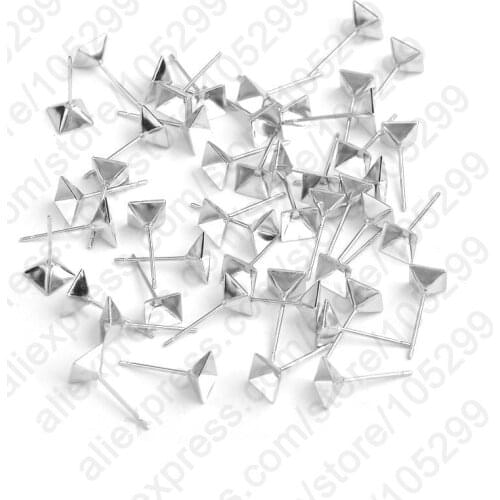 Top Sale DIY Earring Pins /Needles 925 Sterling Silver Ear Pin Pairs Stud Earrings Jewelry Findings Free Shipping