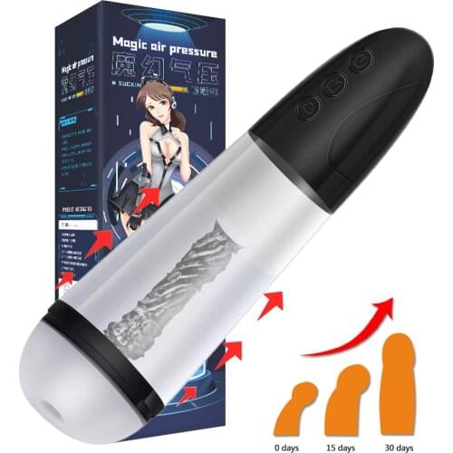 Male Masturbator Strong Sucking Sex Machine Penis Enlargement Trainer Sex Toys For Men Sucking Penis Masturbation Cup Sex Shop