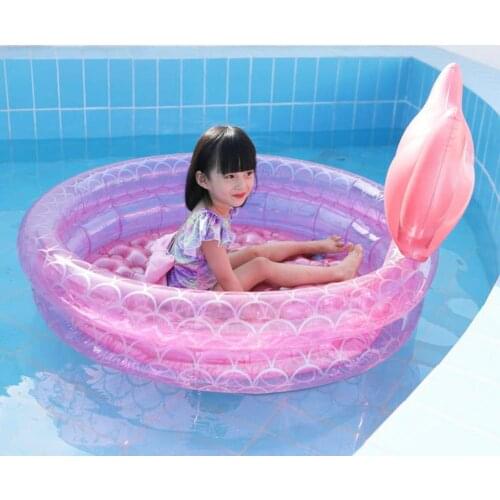Mermaid Inflatable Swimming Pool Childrens Indoor Round Swimming Pool Gifts For Children