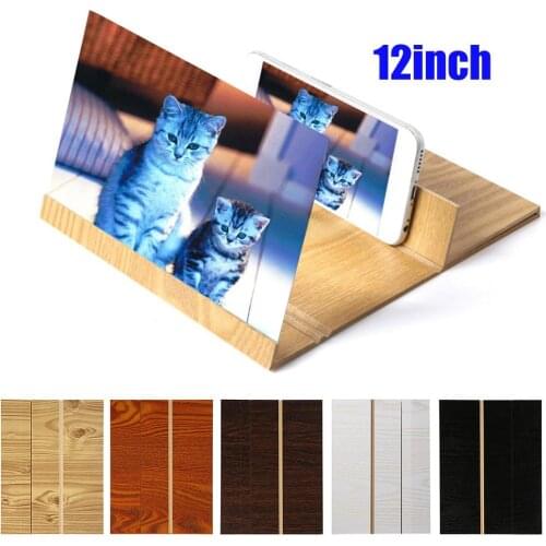 New Arrivals 12inch Phone Screen Magnifier 3D Video Folding Enlarge Amplifier Stand Holder