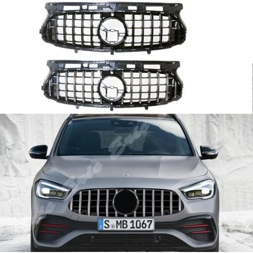 Front Racing Grille Upper Facelift Grill Fit For Mercedes-Benz H247 GLA- Class 2020 2021 Deluxe Version