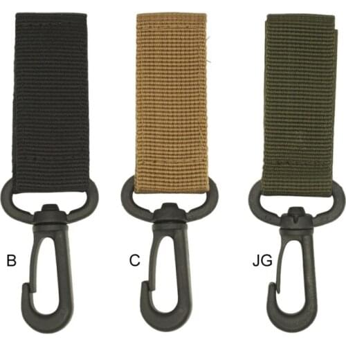 Hiking Multi-Purpose Webbing Buckle Hook Bottle Holder Clip Climbing Carabiner Belt Backpack Hanger Hooks Outdoor Tools