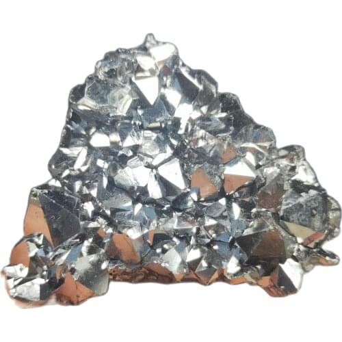 Natural Materials Making Electroplating Gold Raw Gemstone Crystal Cluster Titanium Geode Gifts Mineral Specimens