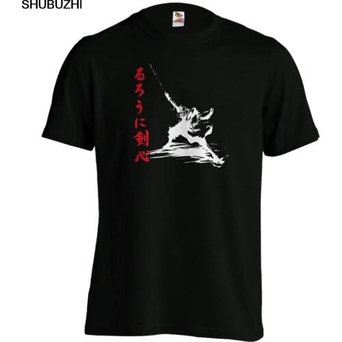 Rurouni Kenshin Samurai X - Anime T Shirt - All Sizes - Men And Womens Fitted T-Shirt cotton Fashion Round Neck Clothes Tees