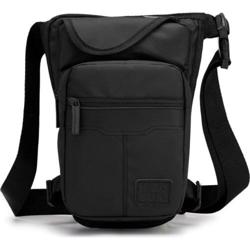 Men Nylon Drop Leg Bag Waist Casual Pack Belt Hip Bum Travel Multipurpose Messenger Shoulder Bags Pouch