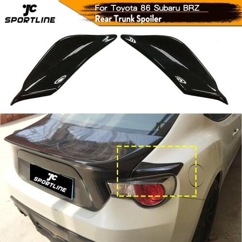 Rear Trunk Boot Lip Wing Lid Spoiler For Subaru BRZ 2013 - 2016 Toyota 86 2014 - 2016 Carbon Fiber