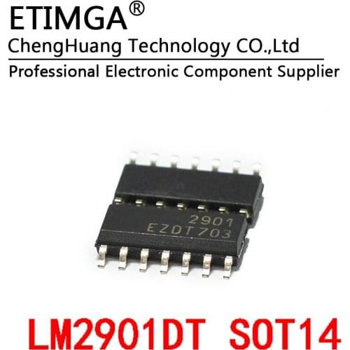 10PCS/LOT LM2901DT LM2901 2901 SOP-14 Analog Comparator