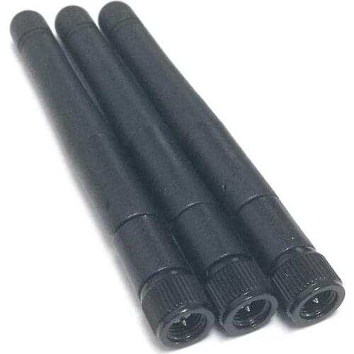 100PC 2.4Ghz wireless antenna small rubber ZIGBEE aerial 3dbi SMA male 85mm long #2 for wifi wholesale