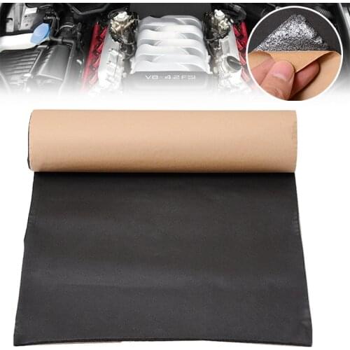 200*50cm Sound Proofing Deadener Sheet Mat Fire Wall Acoustic Dampening 5mm Foam Sound Heat Insulation Cotton