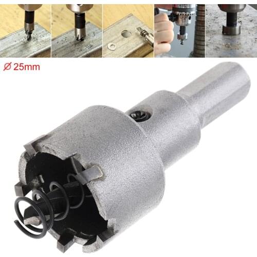 25MM/Carbide Cutter Head HSS Drill Set Hole for Stainless Steel Metal Alloy Cutter