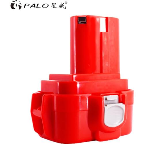 PALO 9.6V 2000mAh NI-CD Rechargeable Battery Pack Power Tool Battery Cordless Drill for Makita 9120 9122 PA09 6207D