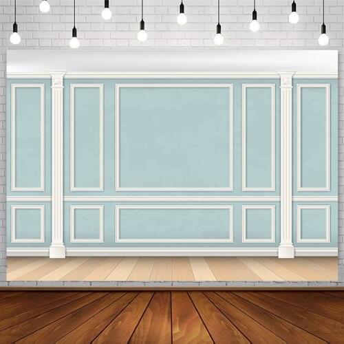 Avezano Chic Wall Birthday Backdrop Baby Light Green Background Photography Studio Shooting Props Photocall Photozone Decoration