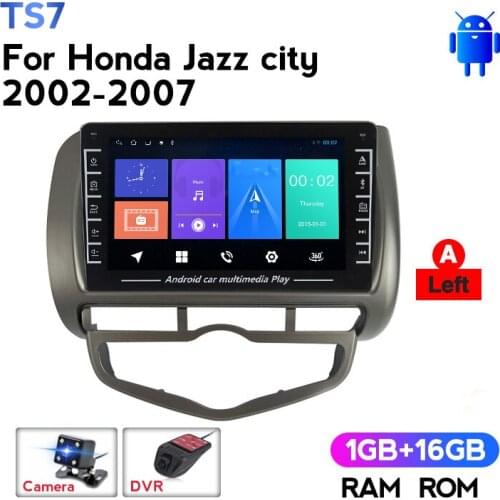Car Radio Multimedia Player Android System For HONDA Fit JAZZ City 2002-2007 GPS Navigation Stereo Carplay FM