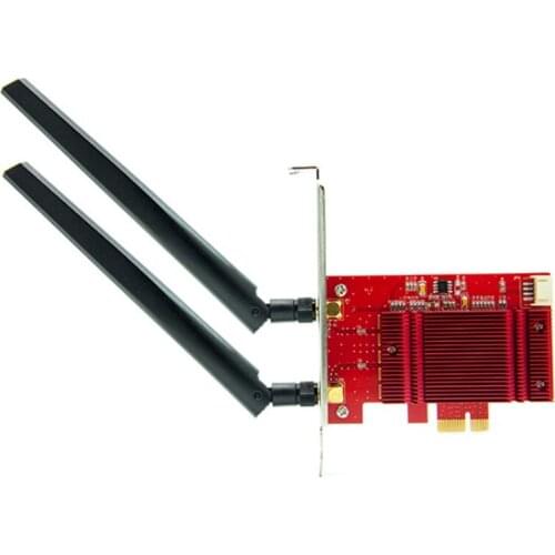 AX200 WIFI6 5G Dual Band Gigabit PCIE Wireless Network Card 5.0 Bluetooth 3000M for Desktop Built In