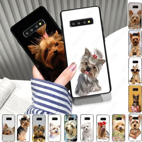 Yorkshire terrier dog puppy Phone Case For samsung s10 s20fe s9 s30 s20ultra s21plus note8 note9 note10plus note20 ultra Cover