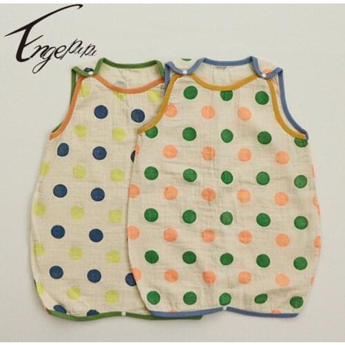 Engepapa Summer Sleeveless Child Romper Infant Baby Dot Home Clothes Cute Jumpsuit New Fashion Toddler Baby Romper Clothing