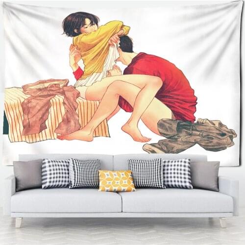 Girls' Tapestry Wall Hanging Personality Lady Bohemian Kawaii Hippie Dormitory Background Wall Home Decor