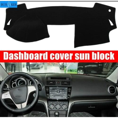Car Dashboard Cover Dash Mat Dash Pad Carpet For Mazda 6 GH 2008-2013 Sun protection anti - slip anti - uv