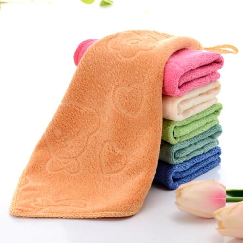 Superfine fiber square towel, Boutique Baby thickened printing special small towel towels bathroom grinch