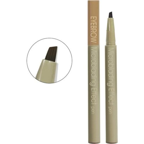 Microblading Eyebrow Pencil Liquid Soft Hair Brush Long-Lasting Tattoo Eyebrows Tint Waterproof Quick-drying Easy to Remove