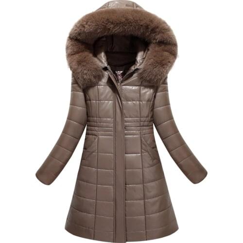 Ptmideer Women's Sheepskin Coats