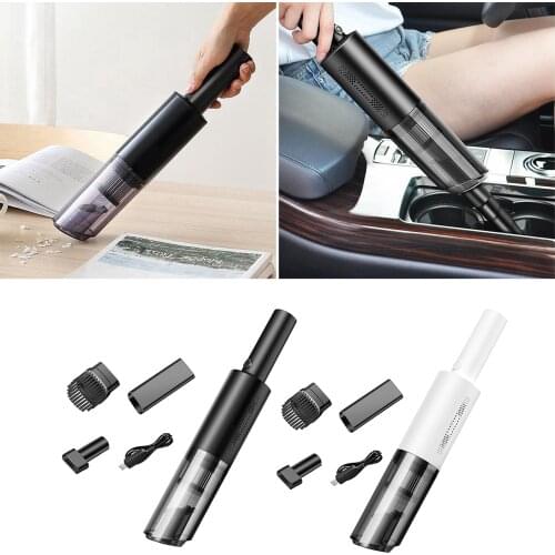 6000pa Mini Vacuum Cleaner Home Car Truck Dual-use Duster 120W Wireless Handheld Vacuum Cleaner USB Charging Vacuum Cleaner