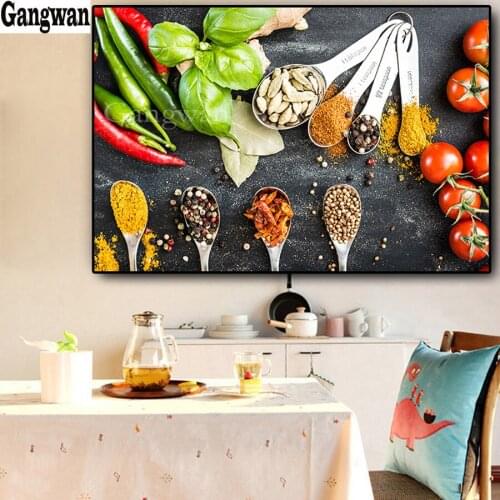 Christmas gift Thai spices Wall Art Diamond mosaic diamond embroidery diamond painting cross stitch 5d full square round drill