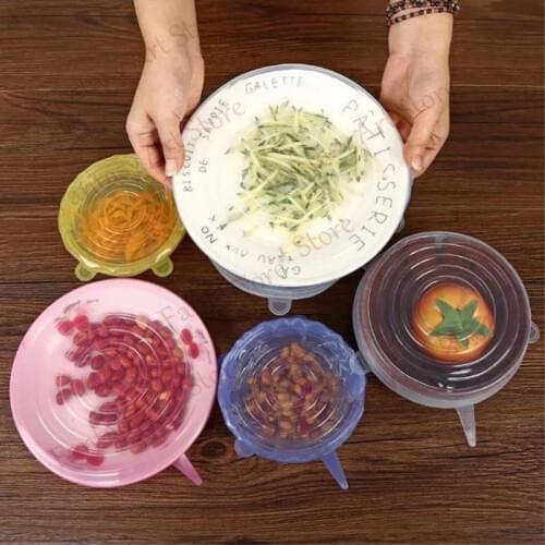 Silicone Elastic Lid, Universal Lid, Silicone Bowl, Pot Lid, Food Preservation Lid, Microwave Lid, Kitchen Utensils